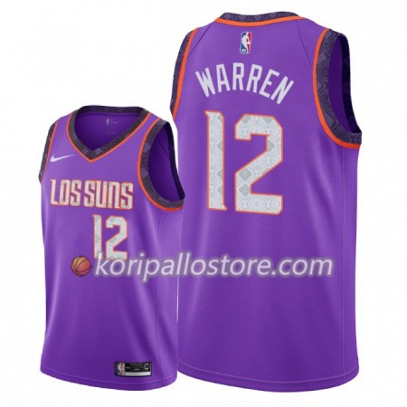 Phoenix Suns T.J. Warren 12 2018-19 Nike City Edition Violetti Miesten Pelipaidat Swingman 